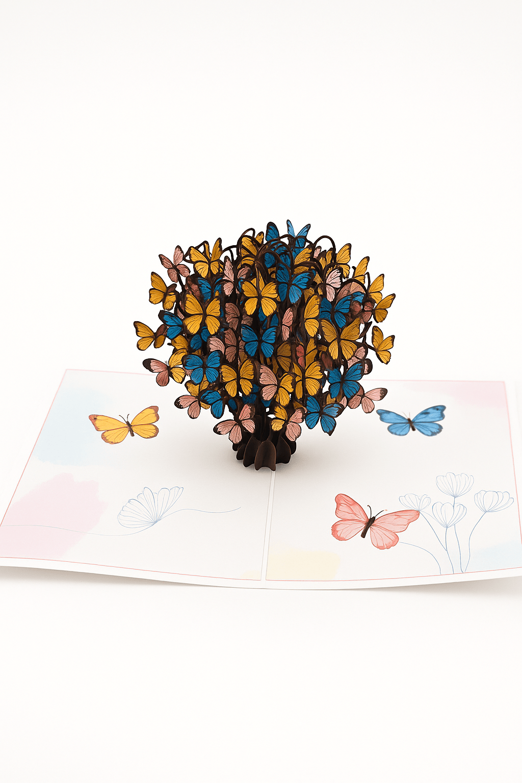 Butterfly Tree Pop Up Card - Multi - Occasion - The Card Corner