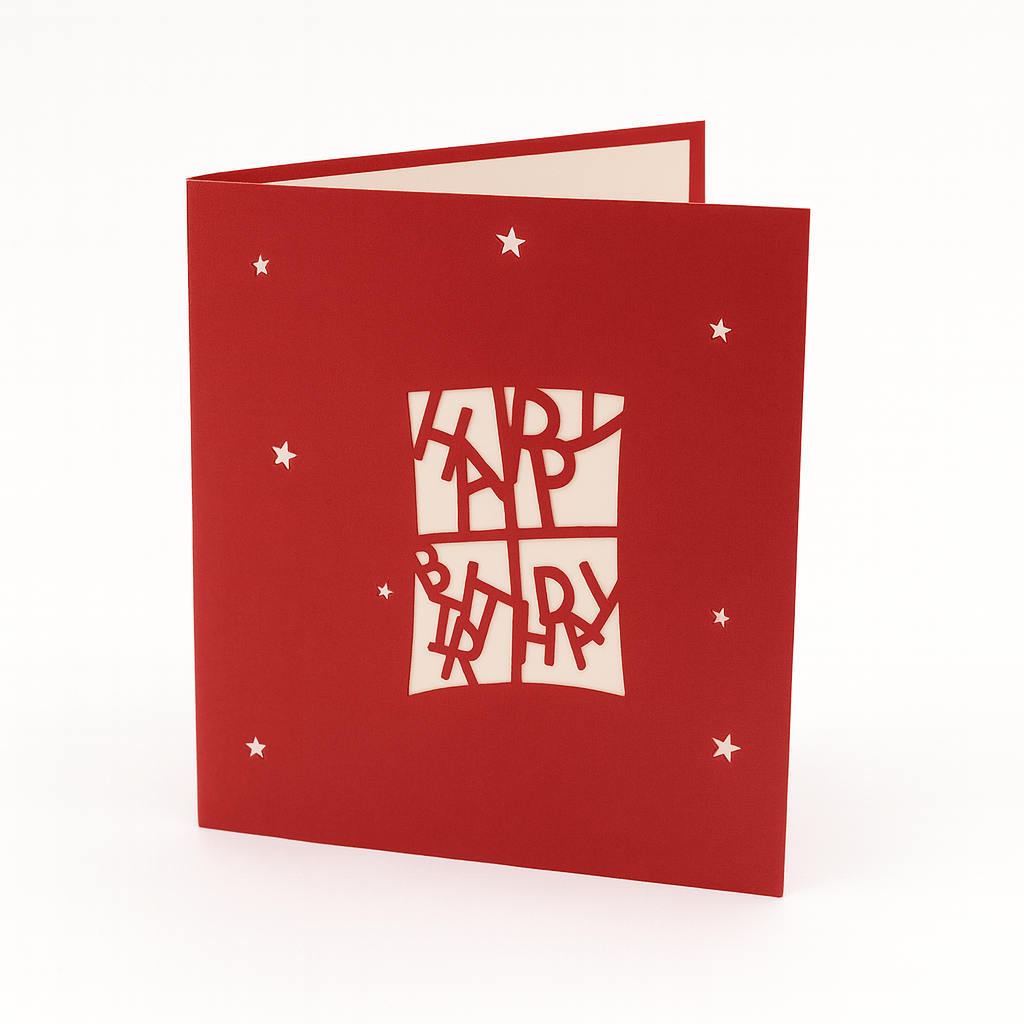 Happy Birthday Pop Up Card - 3D Gift Boxes | Simple & Colorful - The Card Corner