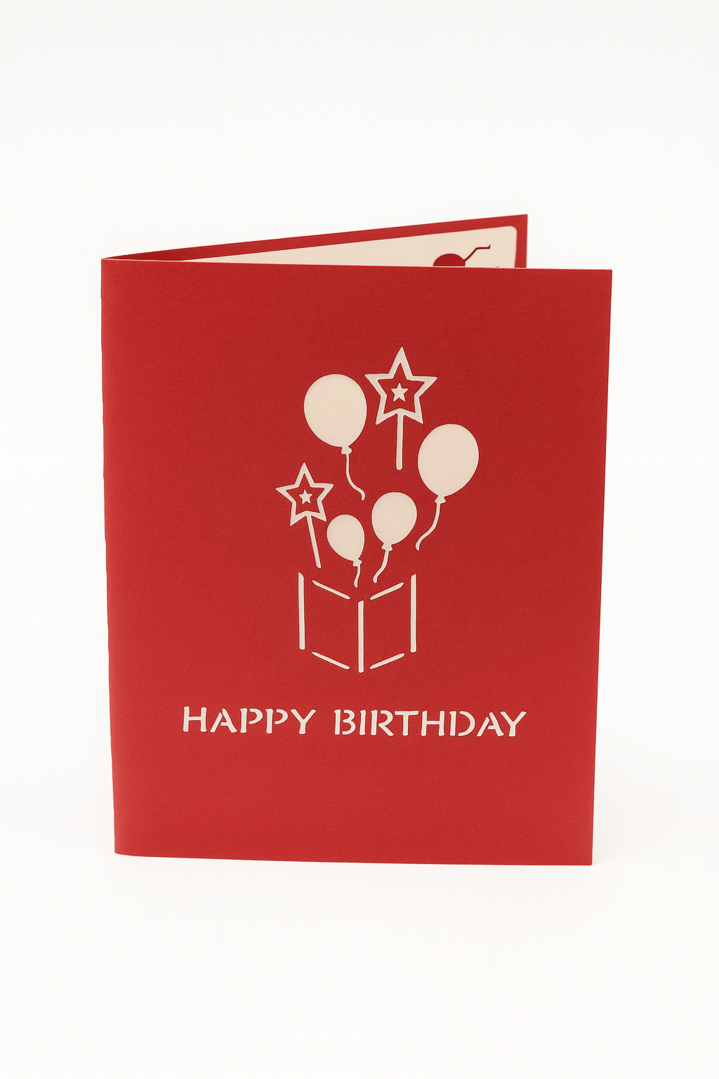 3D Birthday Balloon Pop Up Card - Stars & Confetti | Surprise Celebration - The Card Corner