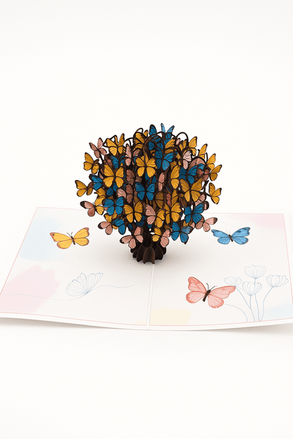 Butterfly Tree Pop Up Card - Multi - Occasion - The Card Corner