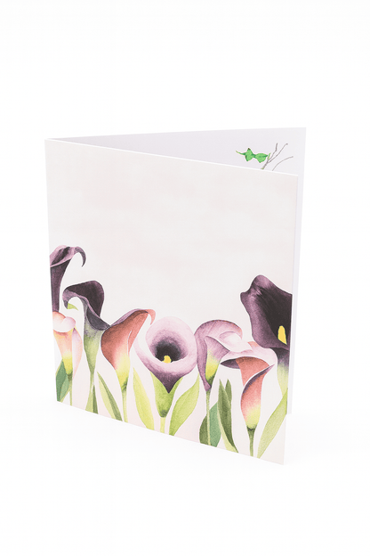 Calla Lily Flower Bouquet Pop Up Card - The Card Corner