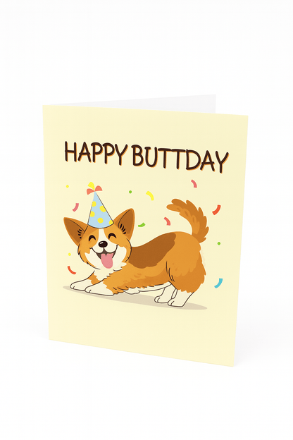 Funny Dog Birthday Card - 3D Pop Up with Confetti | Hilarious Gift - The Card Corner